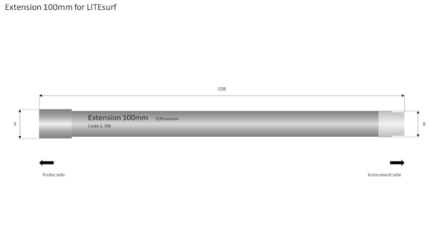 105250-extension 100mm - codice 1.708